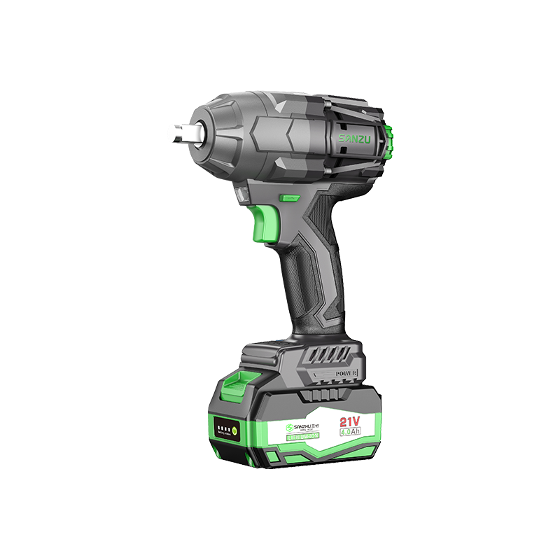 21V Hoog koppelmotor draagbare draadloze elektrische borstelloze impact sleutel