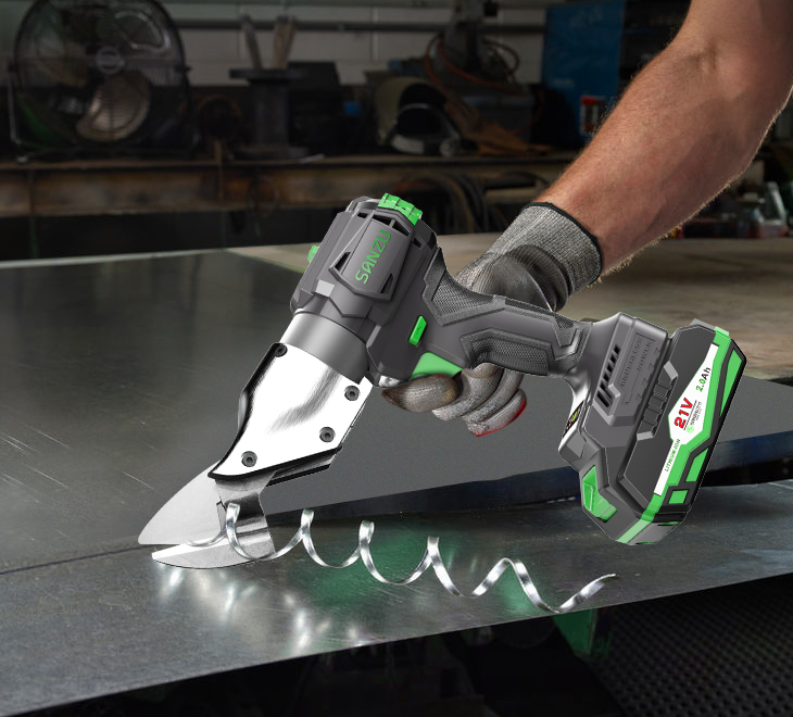 Borstelloze metalen afschuiving